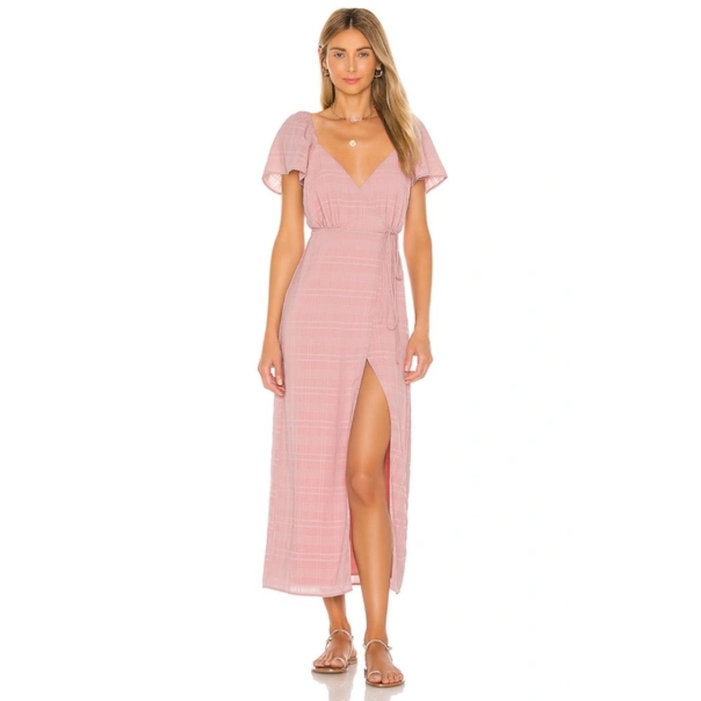 PRIVACY PLEASE Cassidy Maxi Dress In Light Pink